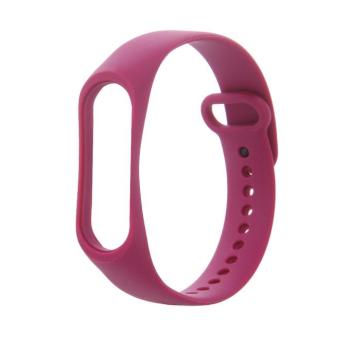 Szilikon szíj Xiaomi Mi Band 3/4 málnapiros kép