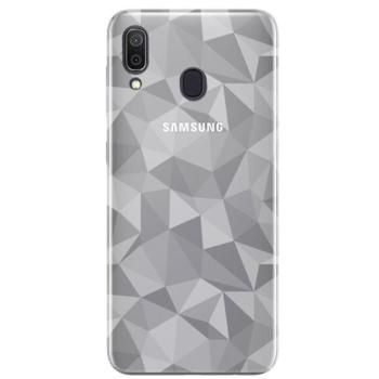 Szilikon telefonvédő (3D, gyémánt minta) ÁTLÁTSZÓ Samsung Galaxy A20 (SM-A205F), Samsung Galaxy A30 (SM-A305F) kép
