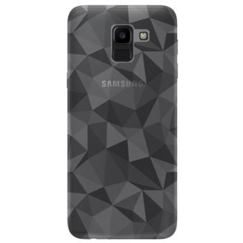 Szilikon telefonvédő (3D, gyémánt minta) ÁTLÁTSZÓ Samsung Galaxy J6 (2018) SM-J600F kép