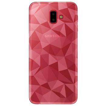 Szilikon telefonvédő (3D, gyémánt minta) ÁTLÁTSZÓ Samsung Galaxy J6 Plus (SM-J610F) kép
