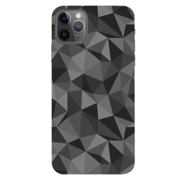 Szilikon telefonvédő (3D, gyémánt minta) FEKETE Apple iPhone 11 Pro kép