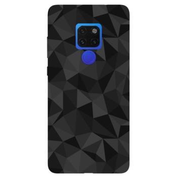 Szilikon telefonvédő (3D, gyémánt minta) FEKETE Huawei Mate 20 kép