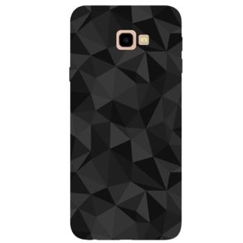 Szilikon telefonvédő (3D, gyémánt minta) FEKETE Samsung Galaxy J4 Plus (SM-J415F) kép