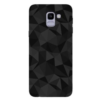 Szilikon telefonvédő (3D, gyémánt minta) FEKETE Samsung Galaxy J6 (2018) SM-J600F kép