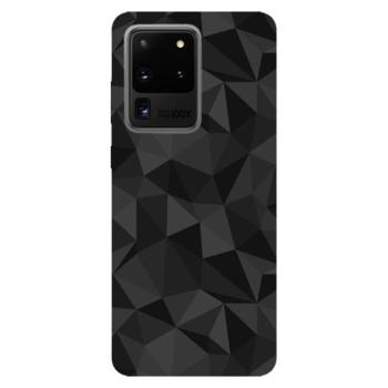 Szilikon telefonvédő (3D, gyémánt minta) FEKETE Samsung Galaxy S20 Ultra (SM-G988F), Samsung Galaxy S20 Ultra 5G (SM-G988B) kép