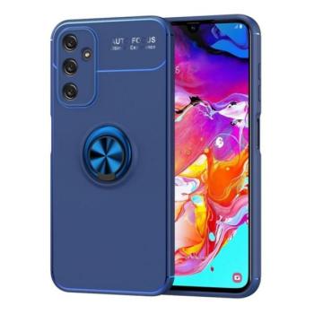 Szilikon telefonvédő (asztali tartó, tartógyűrű, 360°, mágneses) SÖTÉTKÉK Samsung Galaxy A25 5G (SM-A256) kép