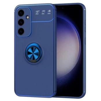 Szilikon telefonvédő (asztali tartó, tartógyűrű, 360°, mágneses) SÖTÉTKÉK Samsung Galaxy S23 FE (SM-S711) kép
