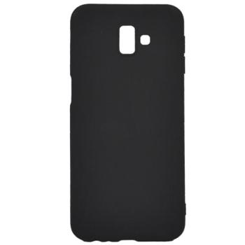Szilikon telefonvédő (beépített fémlemez, matt) FEKETE Samsung Galaxy J6 Plus (SM-J610F) kép