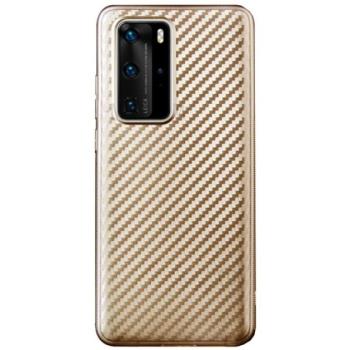 Szilikon telefonvédő (karbon minta) ARANY Huawei P40 Pro 5G kép