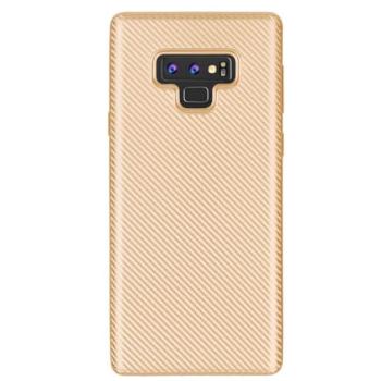 Szilikon telefonvédő (karbon minta) ARANY Samsung Galaxy Note 9 (SM-N960F) kép