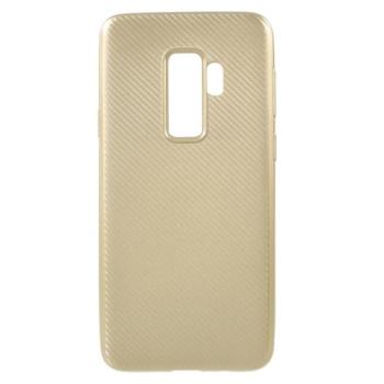 Szilikon telefonvédő (karbon minta) ARANY Samsung Galaxy S9 Plus (SM-G965) kép
