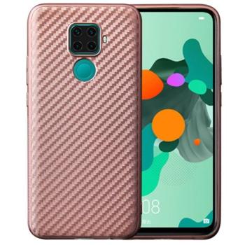 Szilikon telefonvédő (karbon minta) ROZÉARANY Huawei Mate 30 Lite (Nova 5i Pro) kép