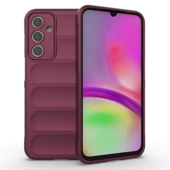 Szilikon telefonvédő (közepesen ütésálló, kamera védelem, 3D minta) BORDÓ Samsung Galaxy A25 5G (SM-A256) kép