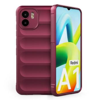 Szilikon telefonvédő (közepesen ütésálló, kamera védelem, 3D minta) BORDÓ Xiaomi Redmi A1, Xiaomi Redmi A2 kép