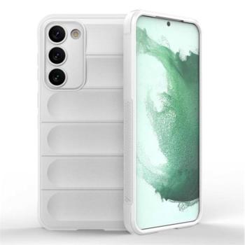 Szilikon telefonvédő (közepesen ütésálló, kamera védelem, 3D minta) FEHÉR Samsung Galaxy S23 Plus (SM-S916) kép