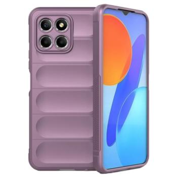 Szilikon telefonvédő (közepesen ütésálló, kamera védelem, 3D minta) LILA Honor X6 (2022), Honor X8 5G kép