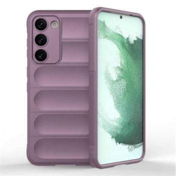Szilikon telefonvédő (közepesen ütésálló, kamera védelem, 3D minta) LILA Samsung Galaxy S23 Plus (SM-S916) kép