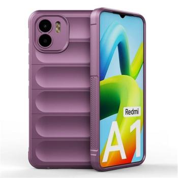 Szilikon telefonvédő (közepesen ütésálló, kamera védelem, 3D minta) LILA Xiaomi Redmi A1, Xiaomi Redmi A2 kép