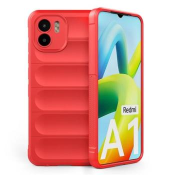 Szilikon telefonvédő (közepesen ütésálló, kamera védelem, 3D minta) PIROS Xiaomi Redmi A1, Xiaomi Redmi A2 kép