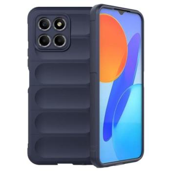 Szilikon telefonvédő (közepesen ütésálló, kamera védelem, 3D minta) SÖTÉTKÉK Honor X6, Honor X8 5G kép