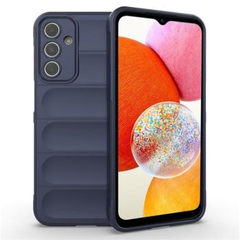Szilikon telefonvédő (közepesen ütésálló, kamera védelem, 3D minta) SÖTÉTKÉK Samsung Galaxy A15 (SM-A155), Galaxy A15 5G (SM-A156) kép