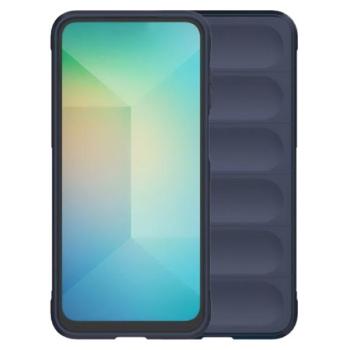 Szilikon telefonvédő (közepesen ütésálló, kamera védelem, 3D minta) SÖTÉTKÉK Samsung Galaxy A25 5G (SM-A256) kép