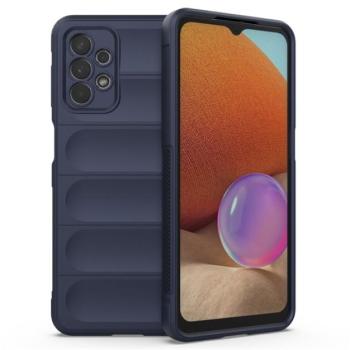 Szilikon telefonvédő (közepesen ütésálló, kamera védelem, 3D minta) SÖTÉTKÉK Samsung Galaxy A32 5G (SM-A326) kép