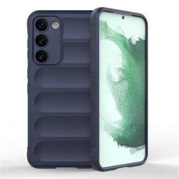 Szilikon telefonvédő (közepesen ütésálló, kamera védelem, 3D minta) SÖTÉTKÉK Samsung Galaxy S23 Plus (SM-S916) kép