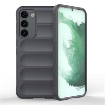 Szilikon telefonvédő (közepesen ütésálló, kamera védelem, 3D minta) SÖTÉTSZÜRKE Samsung Galaxy S23 Plus (SM-S916) kép