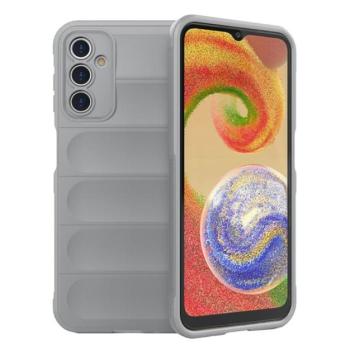 Szilikon telefonvédő (közepesen ütésálló, kamera védelem, 3D minta) VILÁGOSSZÜRKE Samsung Galaxy A14 5G (SM-A146), Samsung Galaxy A14 4G (SM-A145) kép