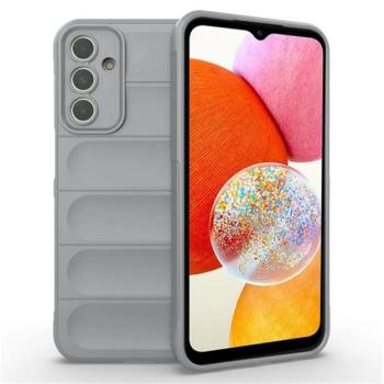 Szilikon telefonvédő (közepesen ütésálló, kamera védelem, 3D minta) VILÁGOSSZÜRKE Samsung Galaxy A15 (SM-A155), Galaxy A15 5G (SM-A156) kép