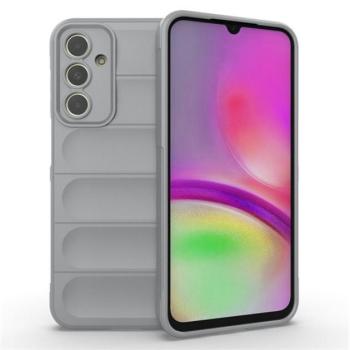 Szilikon telefonvédő (közepesen ütésálló, kamera védelem, 3D minta) VILÁGOSSZÜRKE Samsung Galaxy A25 5G (SM-A256) kép