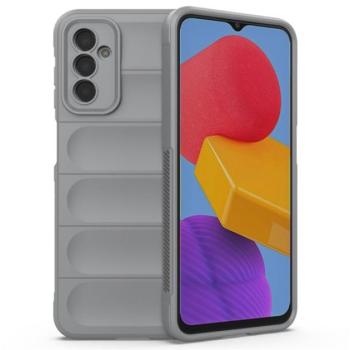 Szilikon telefonvédő (közepesen ütésálló, kamera védelem, 3D minta) VILÁGOSSZÜRKE Samsung Galaxy M23 (SM-M236), Samsung Galaxy M13 (SM-M135) kép