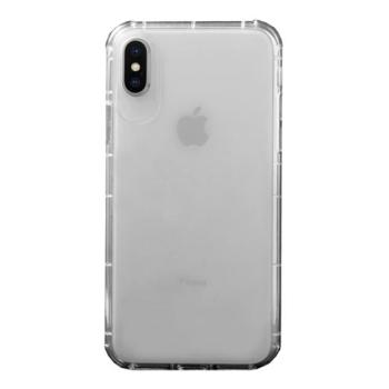 Szilikon telefonvédő (közepesen ütésálló, légpárnás keret) ÁTLÁTSZÓ Apple iPhone XS 5.8, Apple iPhone X 5.8 kép
