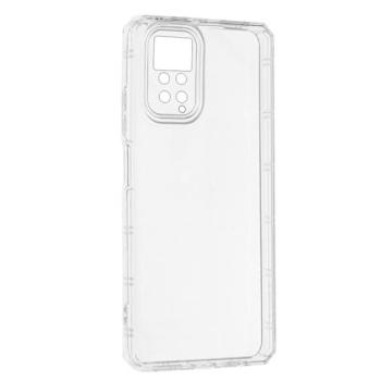 Szilikon telefonvédő (közepesen ütésálló, légpárnás keret) ÁTLÁTSZÓ Xiaomi Redmi Note 11 Pro kép