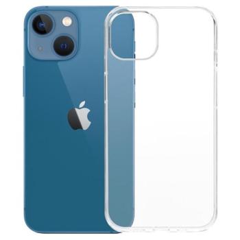 Szilikon telefonvédő (közepesen ütésálló, légpárnás sarok) ÁTLÁTSZÓ Apple iPhone 13 kép