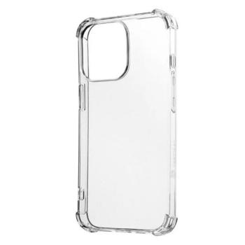 Szilikon telefonvédő (közepesen ütésálló, légpárnás sarok) ÁTLÁTSZÓ Apple iPhone 14 Pro Max kép