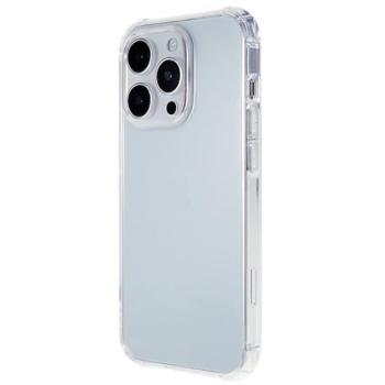 Szilikon telefonvédő (közepesen ütésálló, légpárnás sarok) ÁTLÁTSZÓ Apple iPhone 14 Pro kép