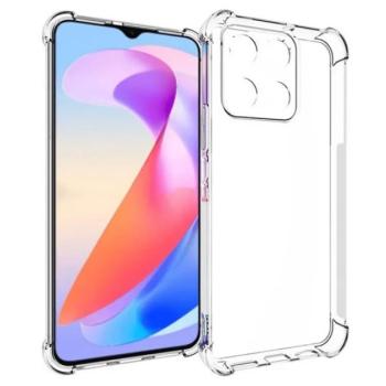 Szilikon telefonvédő (közepesen ütésálló, légpárnás sarok) ÁTLÁTSZÓ Honor X6a kép
