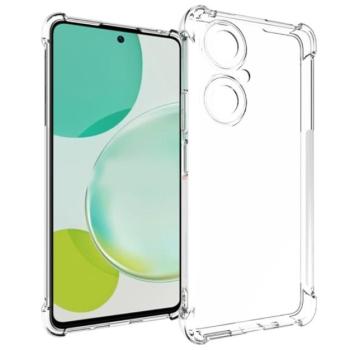 Szilikon telefonvédő (közepesen ütésálló, légpárnás sarok) ÁTLÁTSZÓ Huawei Nova 11i kép