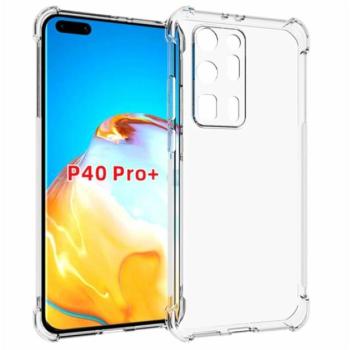 Szilikon telefonvédő (közepesen ütésálló, légpárnás sarok) ÁTLÁTSZÓ Huawei P40 Pro 5G kép