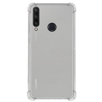 Szilikon telefonvédő (közepesen ütésálló, légpárnás sarok) ÁTLÁTSZÓ Huawei Y6p kép