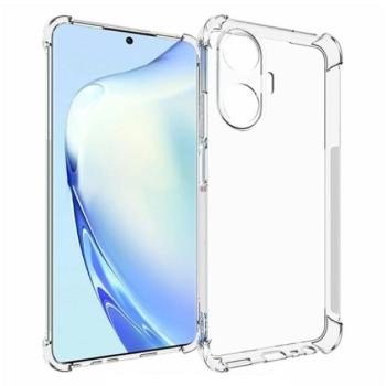 Szilikon telefonvédő (közepesen ütésálló, légpárnás sarok) ÁTLÁTSZÓ Realme C55 kép