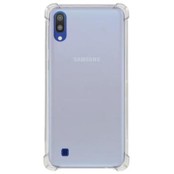 Szilikon telefonvédő (közepesen ütésálló, légpárnás sarok) ÁTLÁTSZÓ Samsung Galaxy M10 (SM-M105F) kép