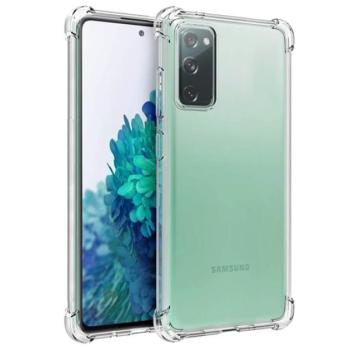 Szilikon telefonvédő (közepesen ütésálló, légpárnás sarok) ÁTLÁTSZÓ Samsung Galaxy S20 FE (SM-G780) kép