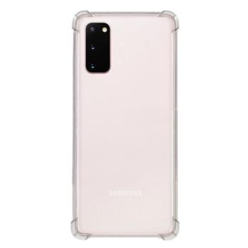 Szilikon telefonvédő (közepesen ütésálló, légpárnás sarok) ÁTLÁTSZÓ Samsung Galaxy S20 (SM-G980F), Samsung Galaxy S20 5G (SM-G981U) kép