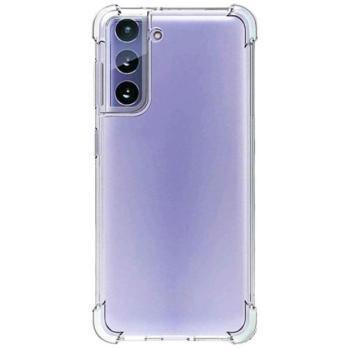 Szilikon telefonvédő (közepesen ütésálló, légpárnás sarok) ÁTLÁTSZÓ Samsung Galaxy S21 FE (SM-G990) kép