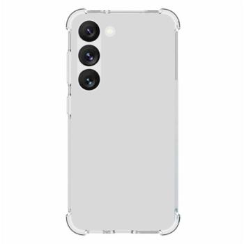 Szilikon telefonvédő (közepesen ütésálló, légpárnás sarok) ÁTLÁTSZÓ Samsung Galaxy S23 (SM-S911) kép