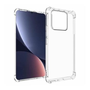 Szilikon telefonvédő (közepesen ütésálló, légpárnás sarok) ÁTLÁTSZÓ Xiaomi 13 kép
