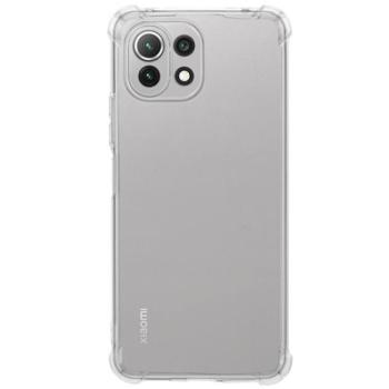 Szilikon telefonvédő (közepesen ütésálló, légpárnás sarok) ÁTLÁTSZÓ Xiaomi Mi 11 Lite 4G, Xiaomi Mi 11 Lite 5G, Xiaomi 11 Lite 5G NE kép